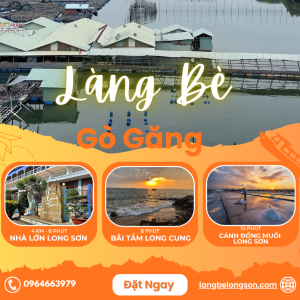 Làng Bè Du Lịch Gò Găng – Hành Trình Thưởng Ngoạn Sông Nước Và Ẩm Thực Đảo Long Sơn